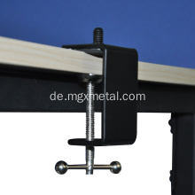 Schwarzpulverbeschichtung Metall Verstellbarer Schreibtisch C -Klemme